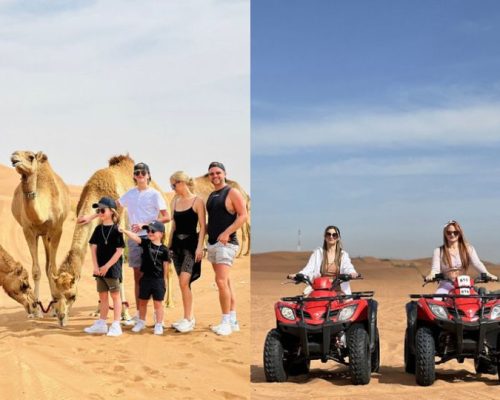 vip desert safari with quad bike